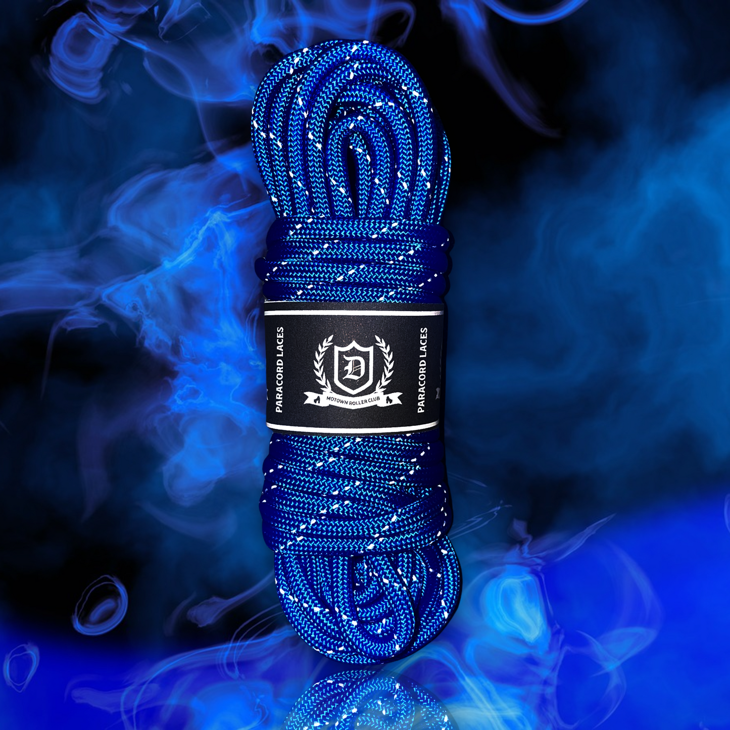 Paracord Reflective Tipped Laces - Los Azules (Royal Blue)