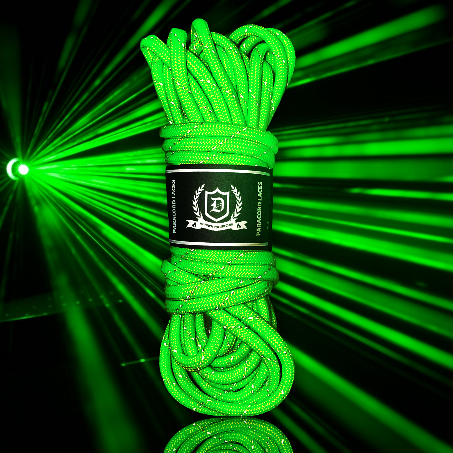 Reflective Paracord Roller Skate Laces